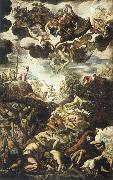 TINTORETTO, Jacopo Miracle of the Brazen Serpent oil painting